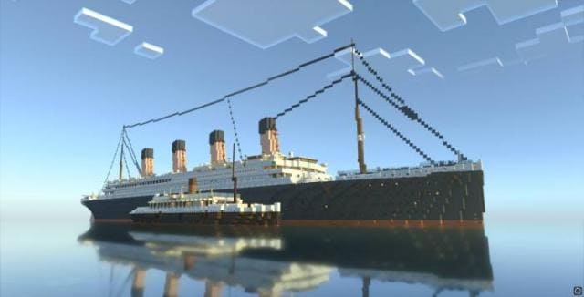 Титаник в воде