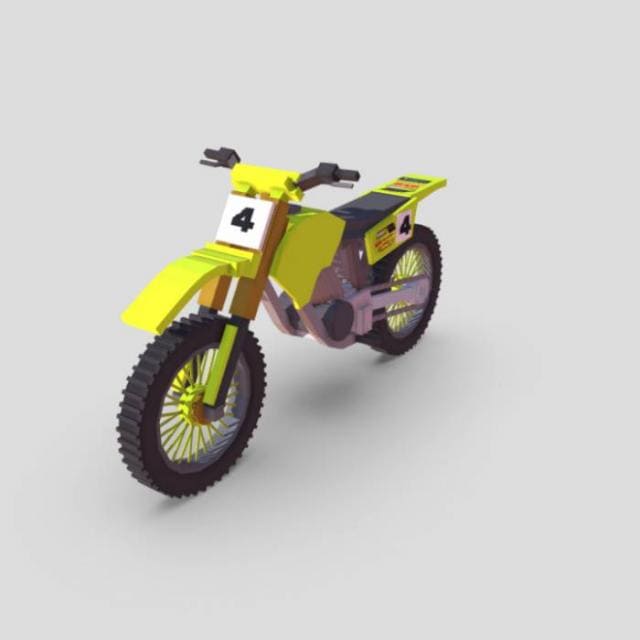 Желтый мотоцикл