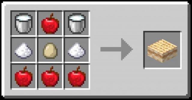 Яблочный пирог крафт