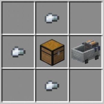 Minecart with craft chest