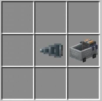 Minecart with craft drill