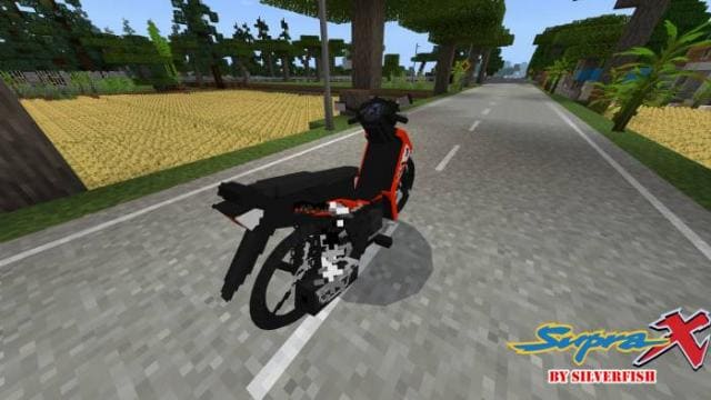 Мотоцикл сзади
