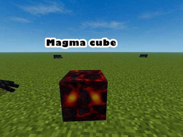 Красивый магмовый куб