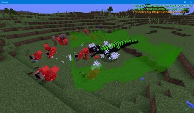 Динозавр атакует разбойников