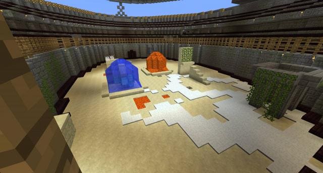 Как выглядит арена из камня внутри 3