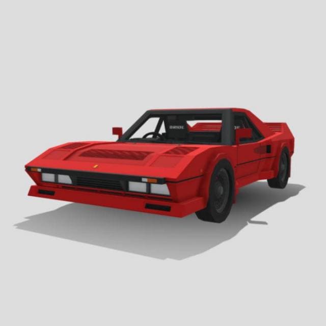 Красный Феррари 288 GTO