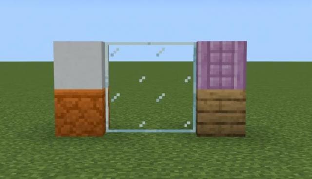 Соединение стеклянных панелей с твердыми блоками