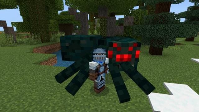 Игрок и огромный паук