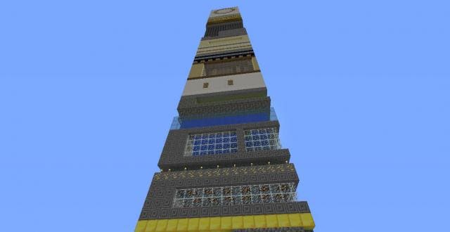 Как выглядит дом-башня снизу