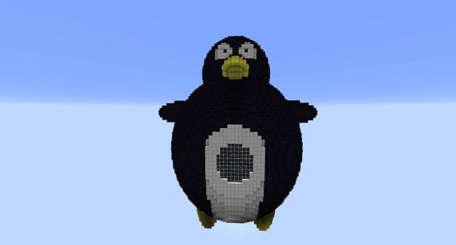 Пингвин-шар вид спереди 2