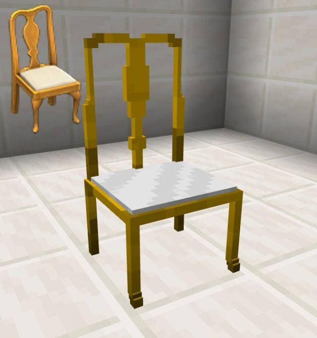 Старинный золотой стул