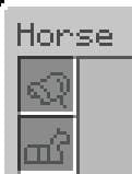 Иконки инвентаря лошади до применения сборки