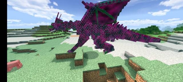 Пурпурный дракон в игре