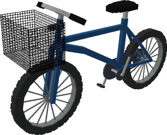 Синий велосипед