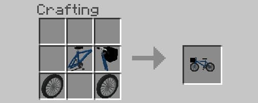 Крафт синего велосипеда