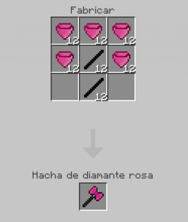 Розовый алмазный молот