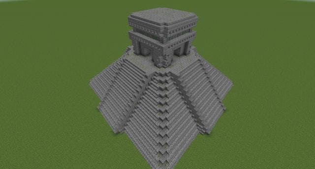 Храм Майя вид сверху 2