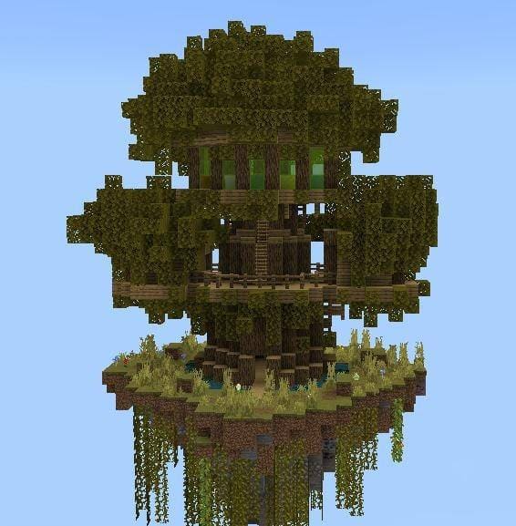 Остров с гигантским деревом