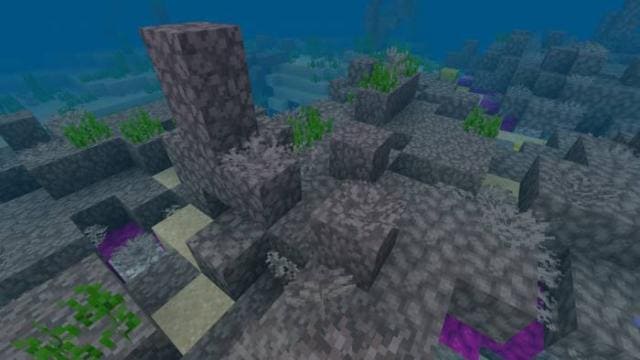 Блоки на дне океана