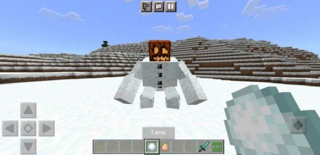 Снежный голем-мутант