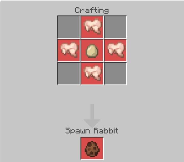 Создание яйца спауна Кролика