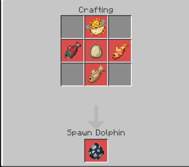Создание яйца спауна Дельфина