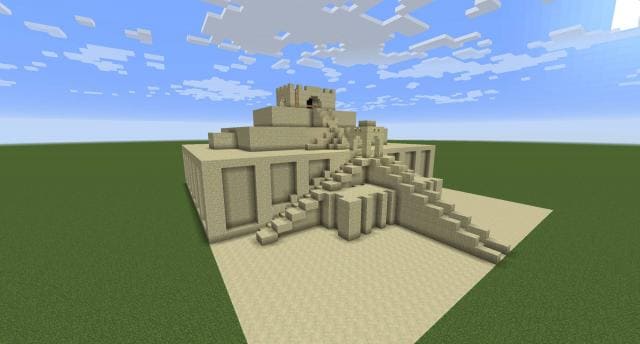 Песочный храм вид спереди