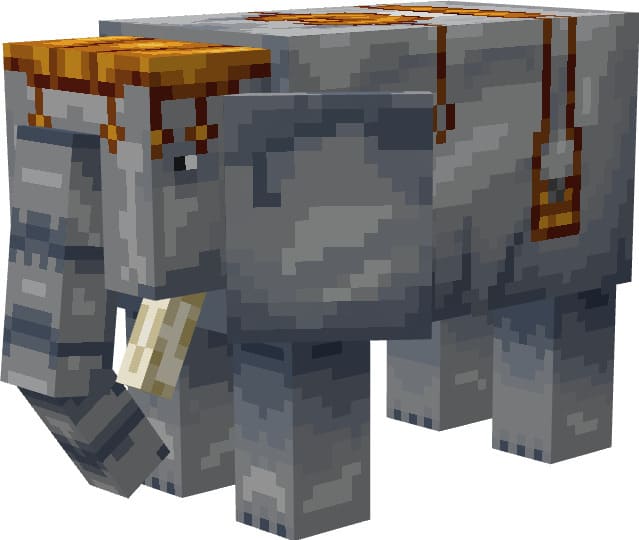 Слон с седлом