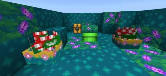 Скалковые блоки в стиле игры Марио