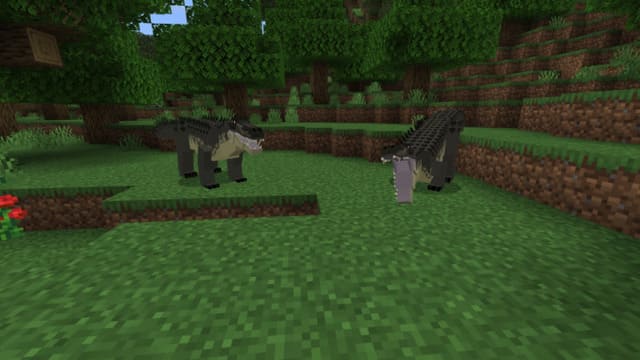 Два динозавра в тайге