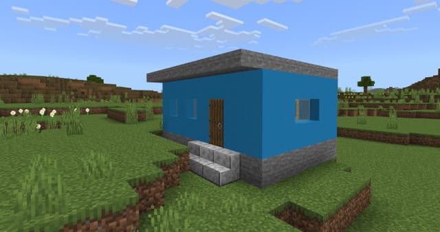 Голубой домик