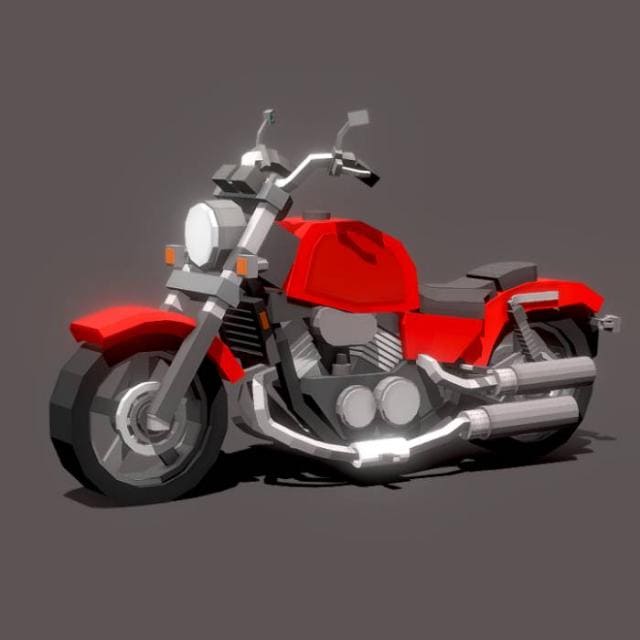 Красный мотоцикл Хонда