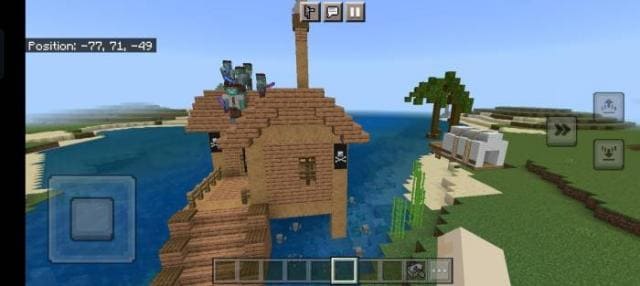 Пиратский дом на пляже