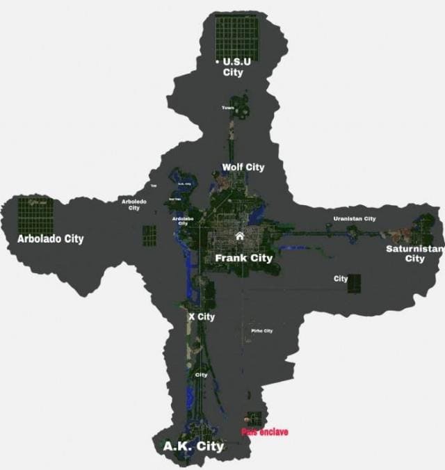 Карта городов