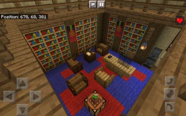 Библиотека с книгами