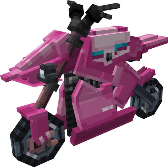 Розовый мотоцикл