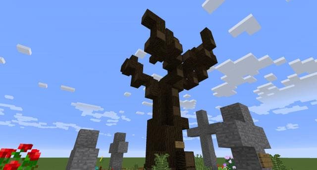 Мертвое дерево вид сзади