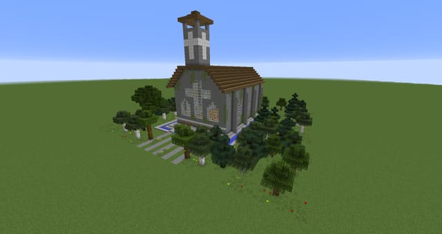 Простейшая церковь вид спереди