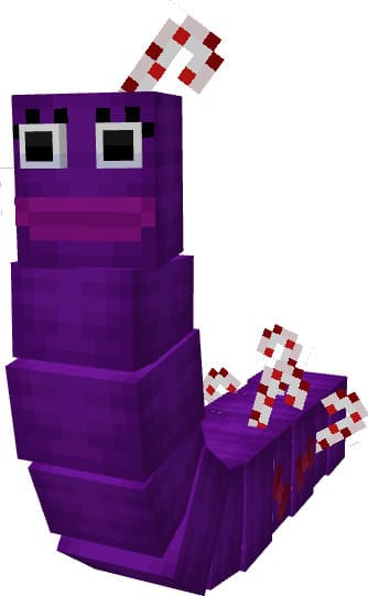 Фиолетовый червь