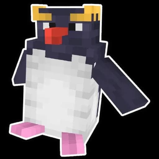 Пингвин стоит