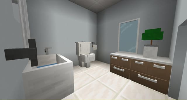 Интерьер ванной комнаты