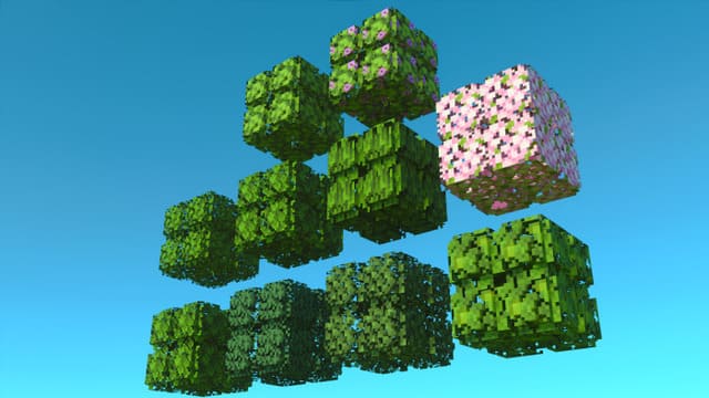 3D модель листвы