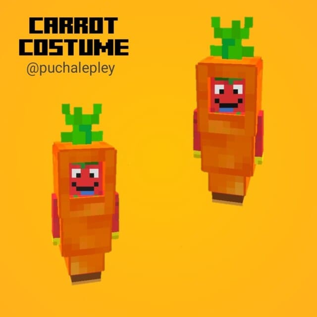 Костюм морковки в игре