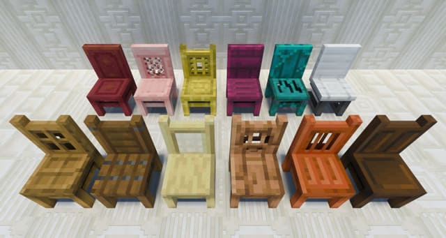 Деревянные стулья разных видов