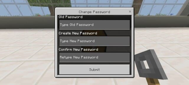 Изменение пароля