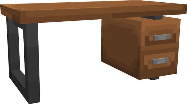 Деревянный рабочий стол