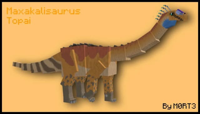Огромный динозавр