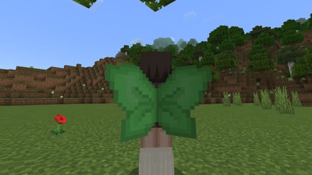 Крылья в виде листьев