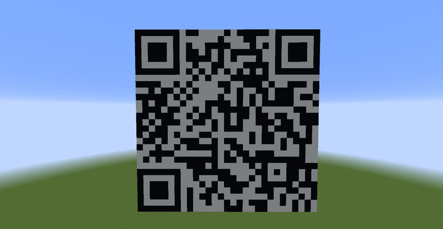 Rickroll QR-код вид спереди 2