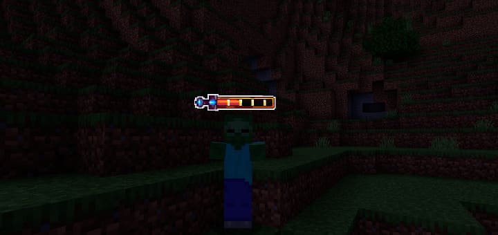 Мод RPG Damage Indicator для Minecraft